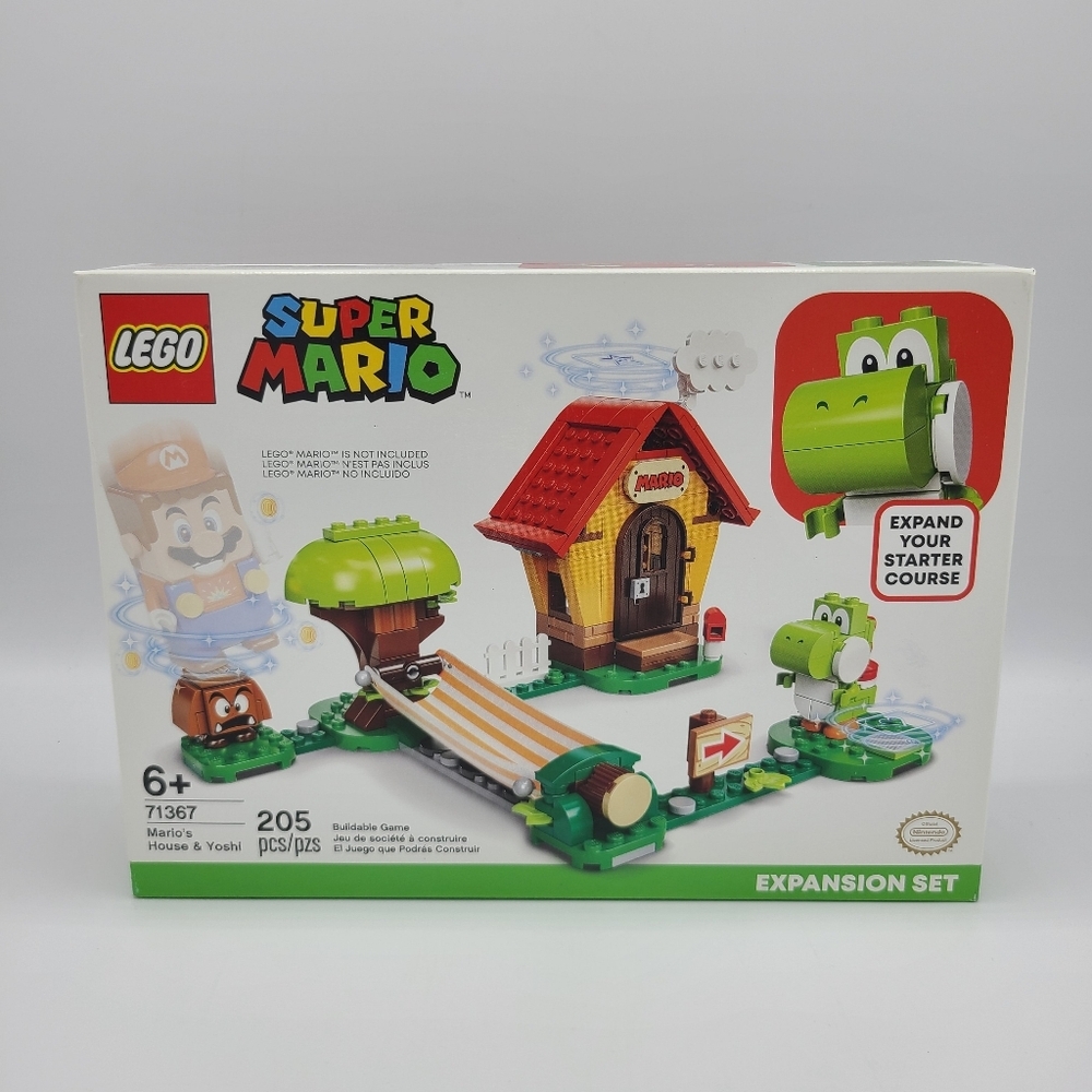 Lego Super Mario Mario's House & Yoshi Expansion Set 71367 205 pc New in Box - Picture 1 of 13
